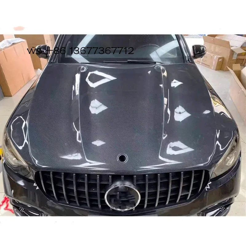 

Automotive Carbon Fiber Bonnet GLC 2014+ Upgrade Style Engine Hood Cover
