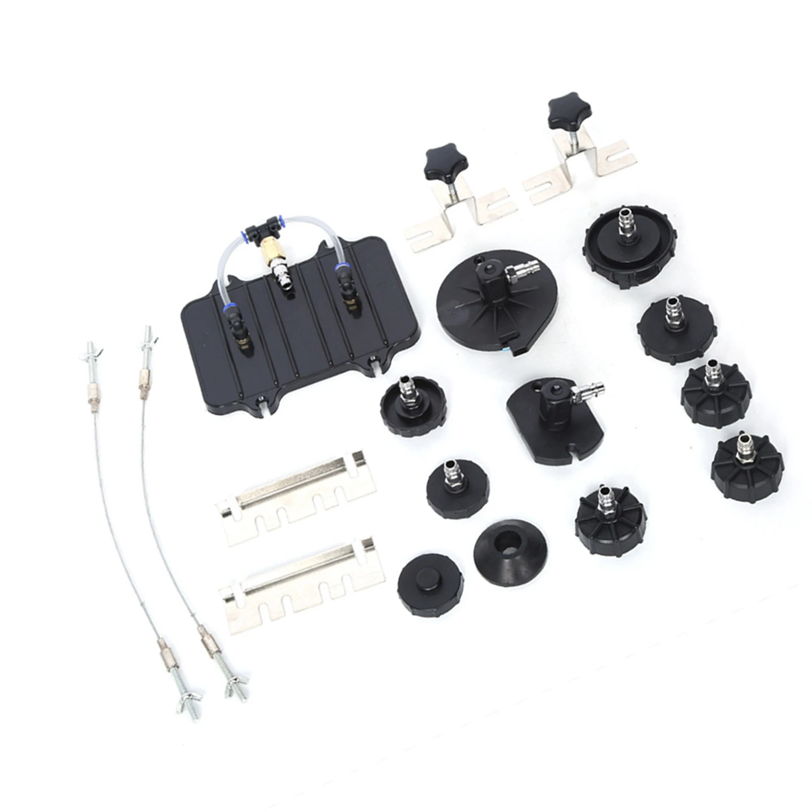 13pcs/Set Compressed Air Brake Bleeder Adapter Steel Quick Connection for Most of Vehicles Brake Bleeder Adapter Bleeder Adapter