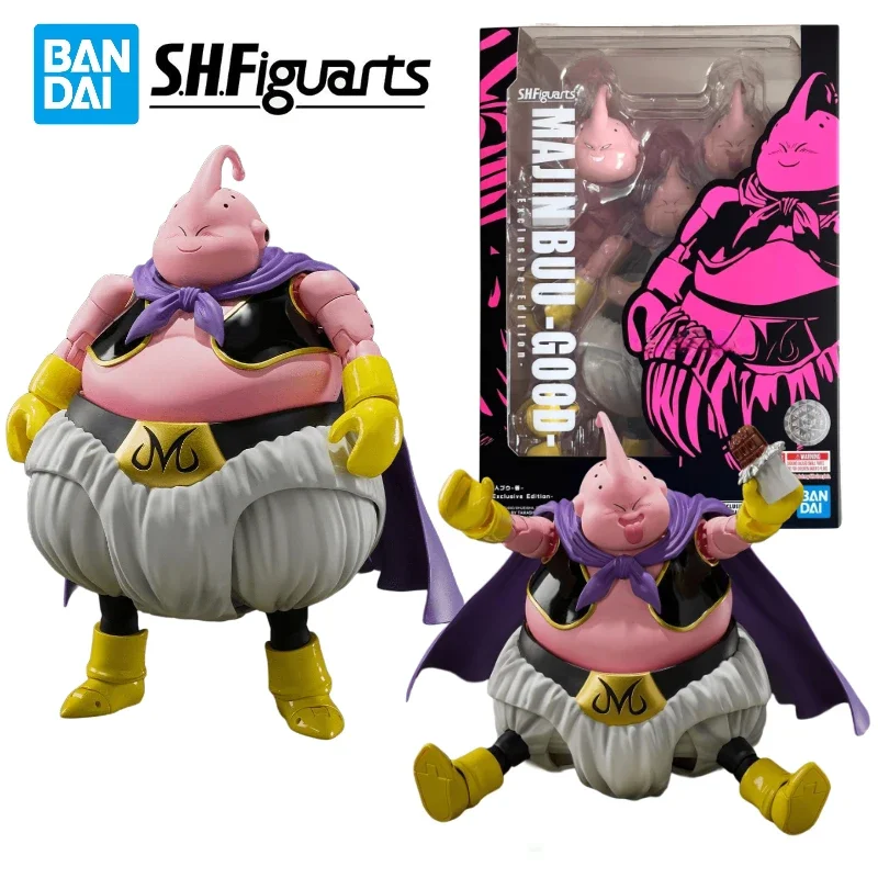 In Voorraad Echt Bandai Bandai SHF Dragon Ball Serie Majin Buu Limited Edition Anime Action Figure Model Speelgoed Collectie Geschenken