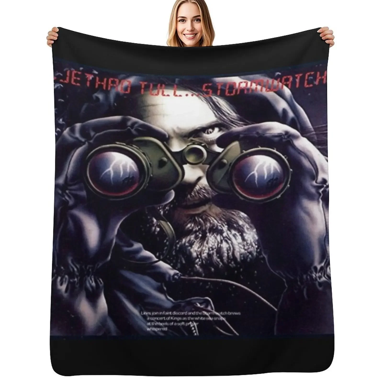 

STORMWATCH Throw Blanket Shaggy Picnic Nap Blanket