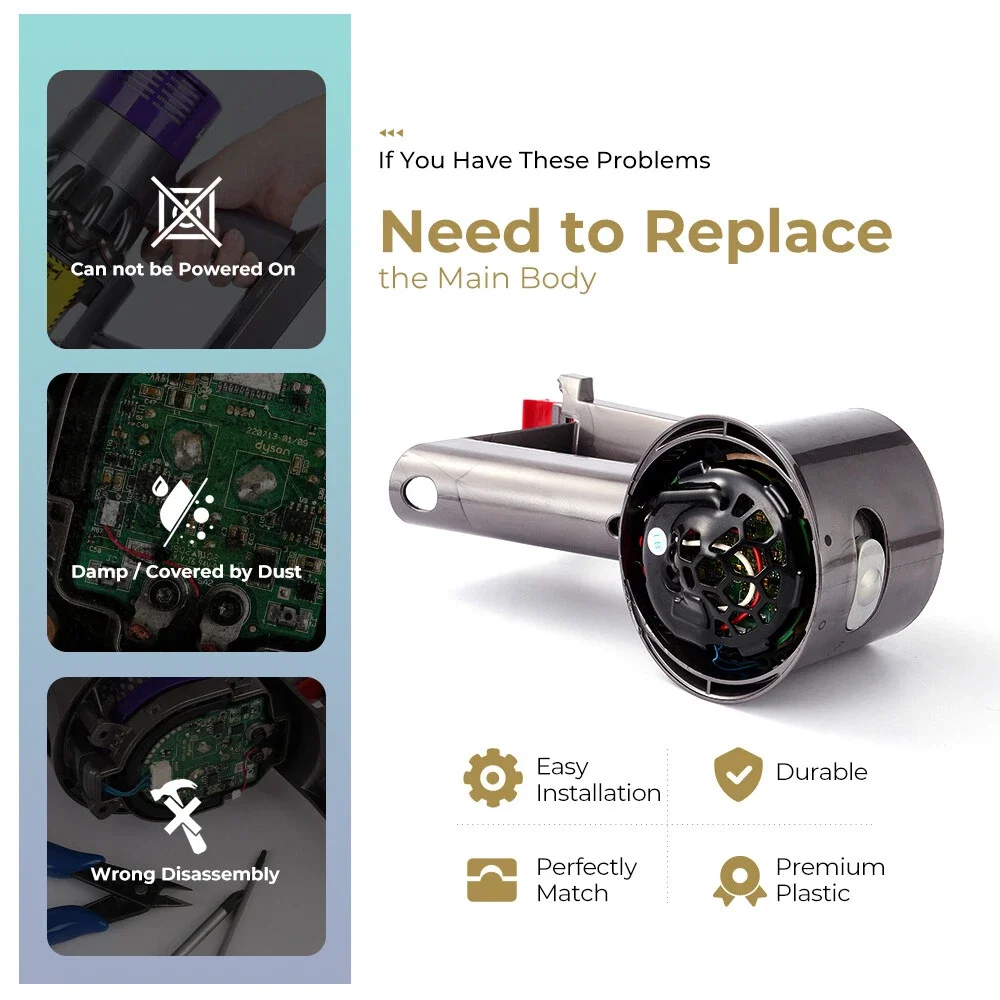 Original Motor with handle for Dyson V7 V8 motor host handle sv11 sv10 sv25 vacuum cleaner replacement mian body