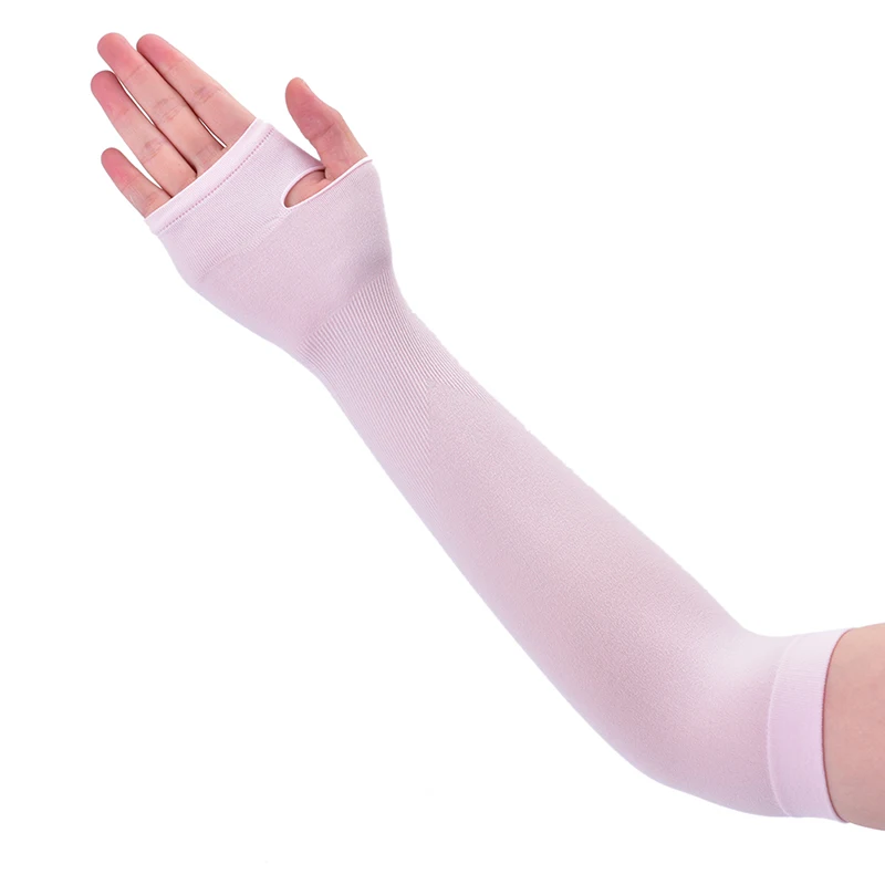 2PCS Cooling Arm Sleeves Cover UV Sun Protection Outdoor Sports For Men Women