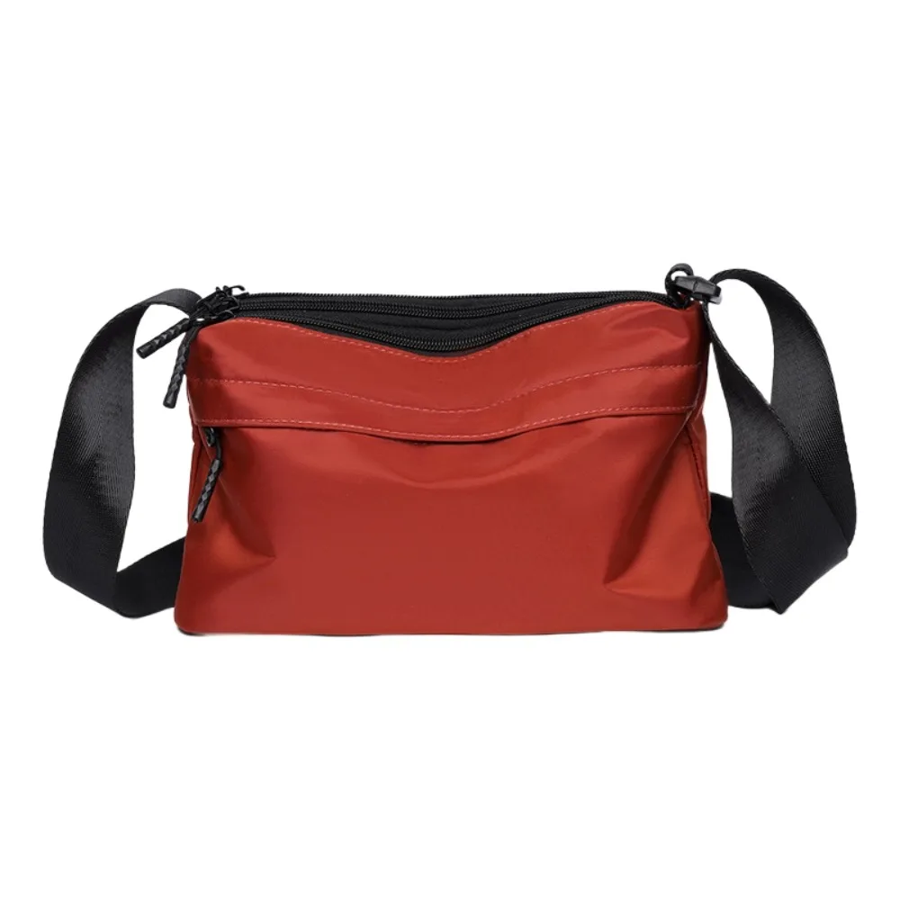 

Waterproof Men Crossbody Bag Phone Pouch with Multiple Pockets Student Shoulder Bag Large Capacity Nylon Messenger Bag Cycling