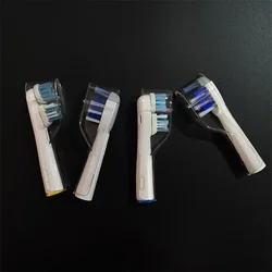4 Pcs Travel Electric Toothbrush Long Heads Cover for Oral B Toothbrush Protective Covers Hygiene Plastic Protective Cap Case