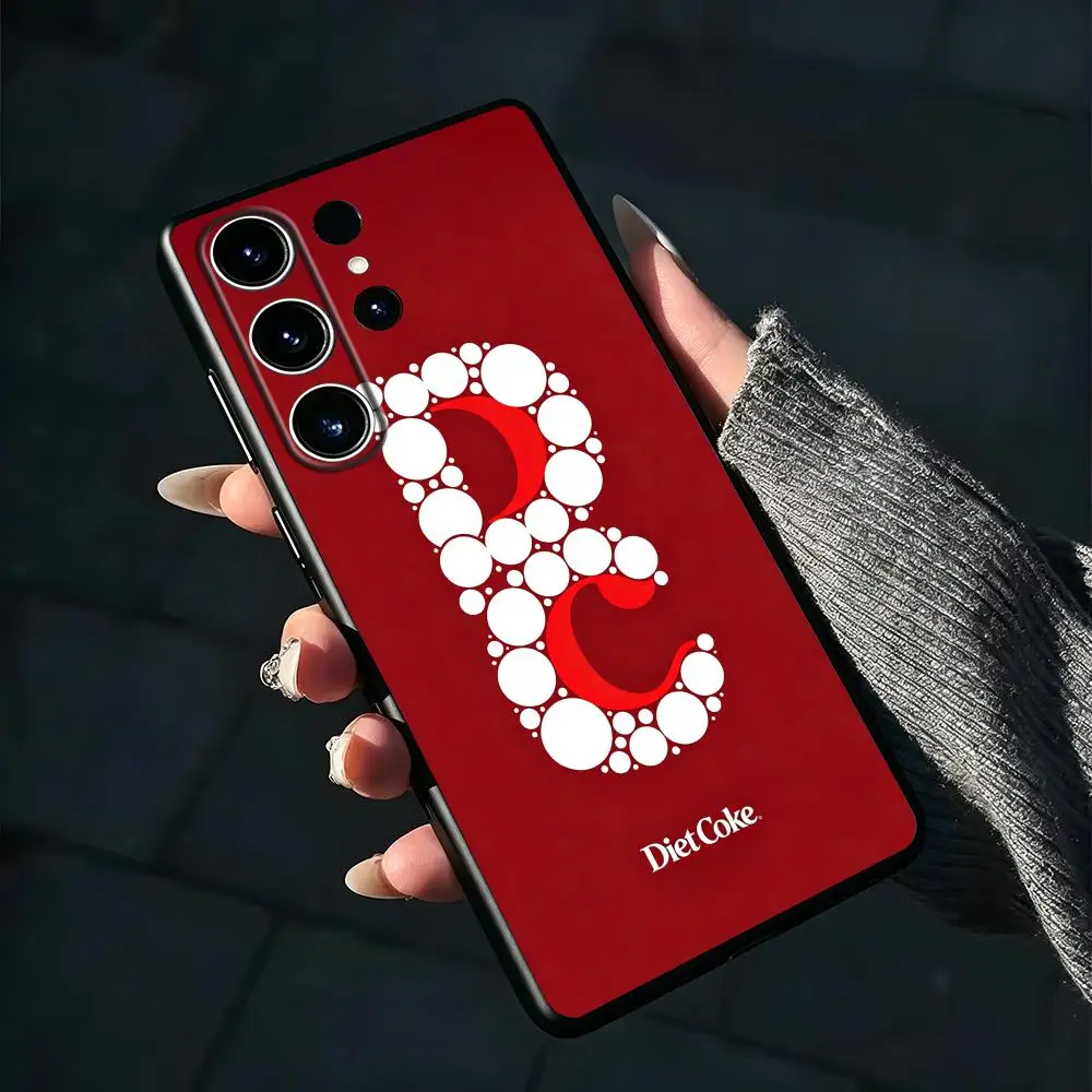 DietCoke Phone Case For Samsung Galaxy S26 S25 S24 S23 S22 S21 S20 Plus Ultra Fold A Soft Black