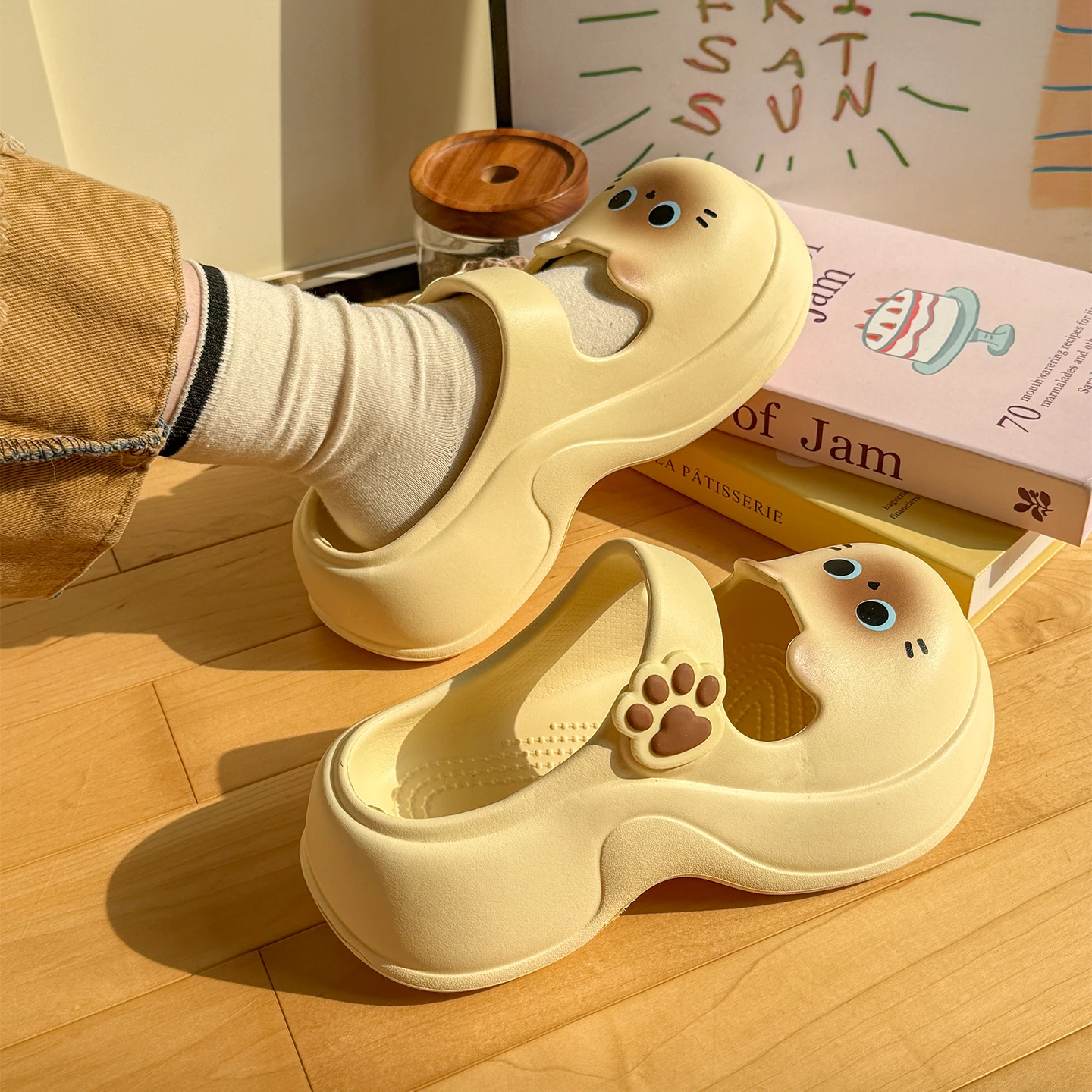 ZUOFU Sevimli Kedi Desenli Kad - Women'S Shoes Clogs incelemesi ve fiyatı