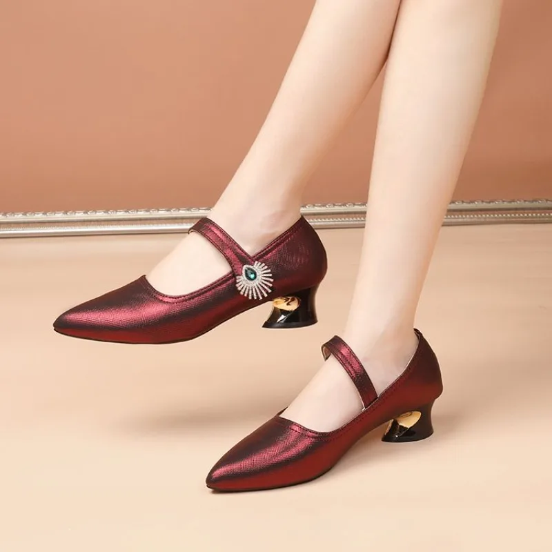 2026 Women CutePointed Toe High Heel Shoes Lady Classic Office Pumps  Femininas