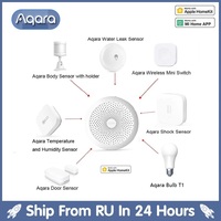 Aqara Smart Home Kits Gateway M1S Zigbee Temperature Sensor Door Water Sensors Smart Home Work With Mi Home Homekit APP