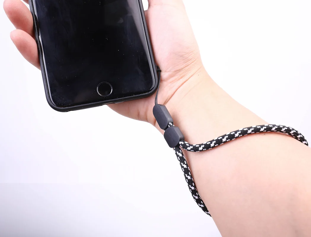 Adjustable Braid Mobile Phone Wrist Straps Hand Lanyard Cable For iPhone Samsung Xiaomi Huawei USB Flash Drives Key PSP Camera