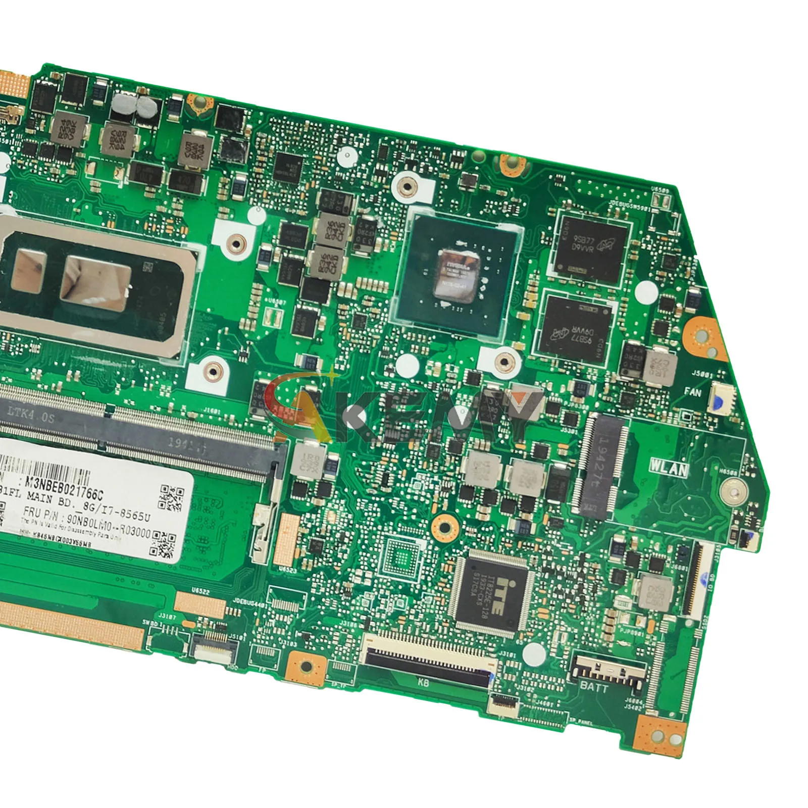Placa base para ordenador portátil X532FL para ASUS X532FLC S5500F V531F S532F S531F X532F X532FAC K531F V532F K532F placa base 10. a generación I3 i5 i7