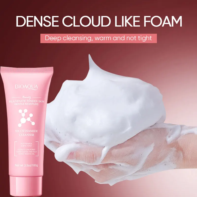 

BIOAOUA Niacinamide Hydrating Skin Rejuvenation Cleanser Deep Cleanser