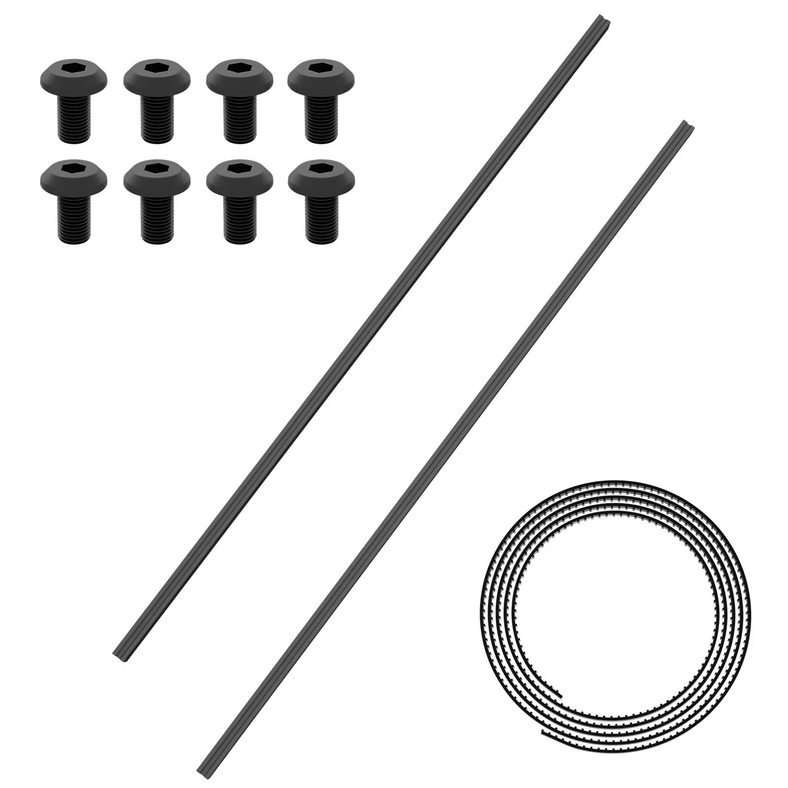 1150MM Black Aluminum Y-Axis Rail for NEJE MAX 4 / 3 MAX V2 Laser Engraver - Extension Guide Upgrade Kit