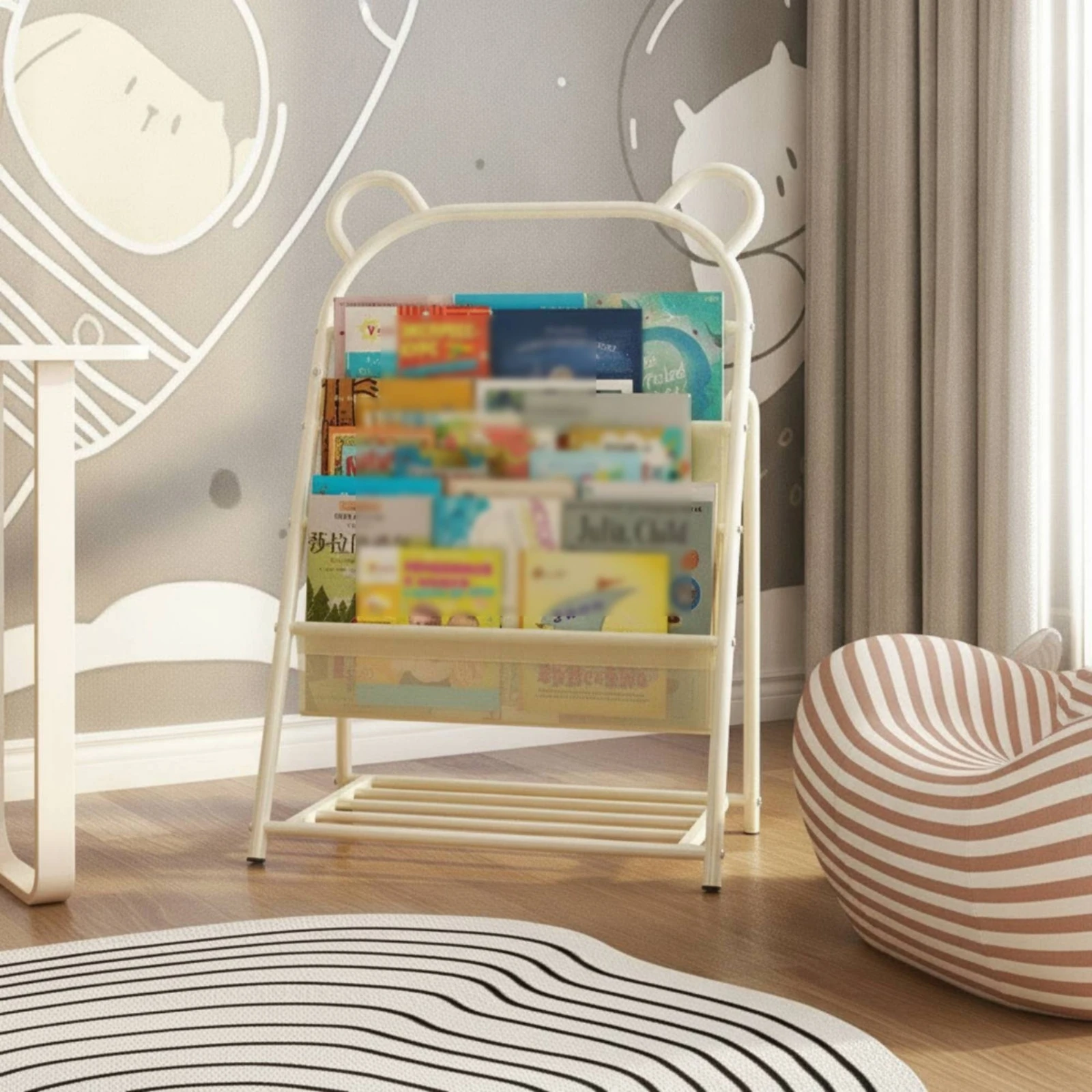 Floor-Standing Kids Book Shelf - огляд і ціна Bookshelf 5 Tier
