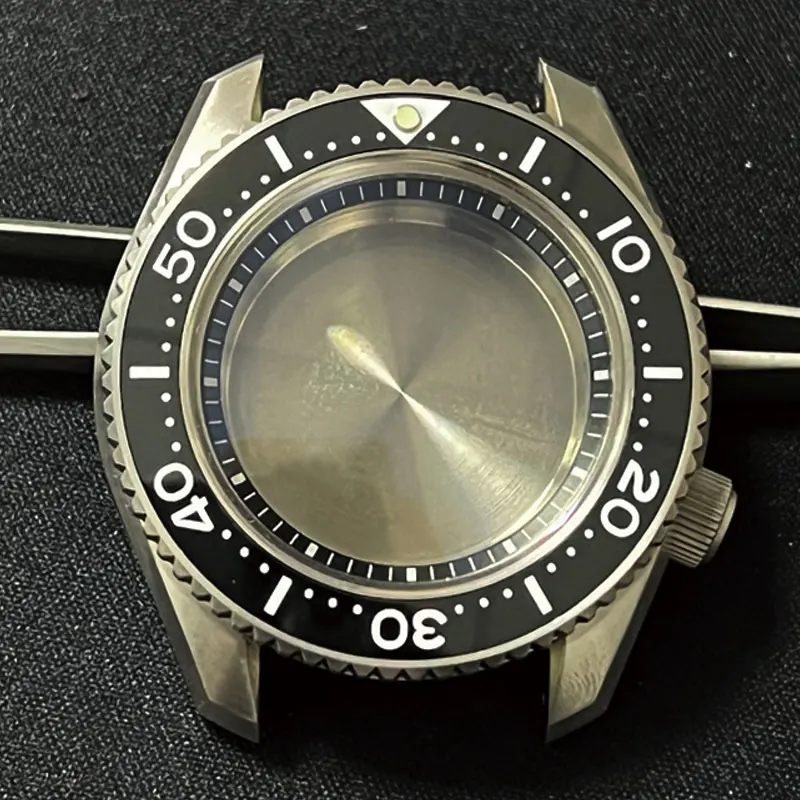 Watch Modify Parts 42mm Titanium Material SBDX001 Dive Watch Case Sapphire Ceramic Bezel Suitable For NH35/36 Movement