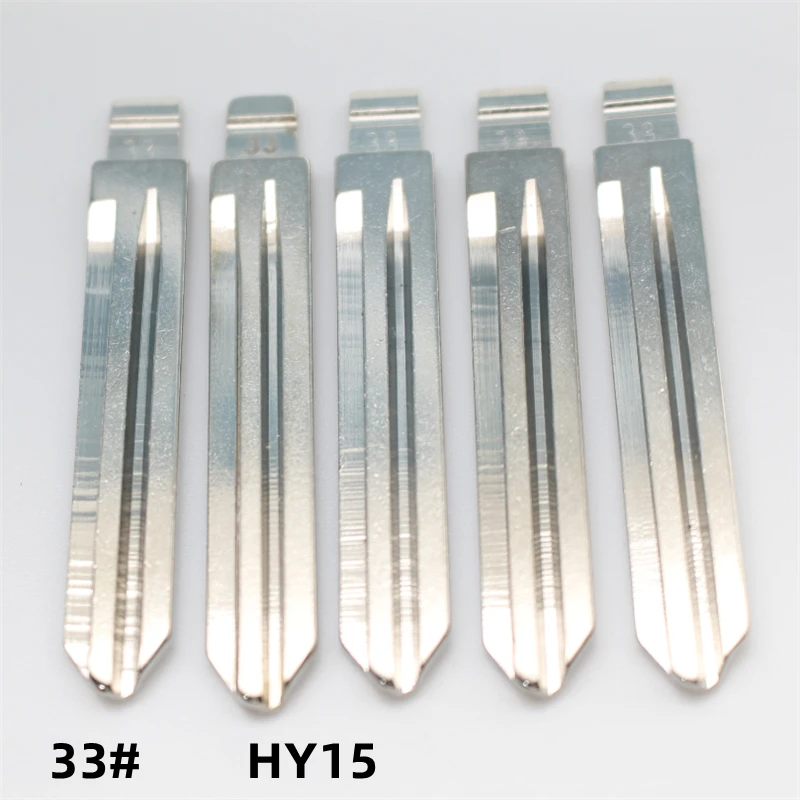 50Pcs 33# HY15 Metal Blank Uncut Remote Key Blade For Hyundai Sonata NF For Keydiy KD Xhorse VVDI JMD