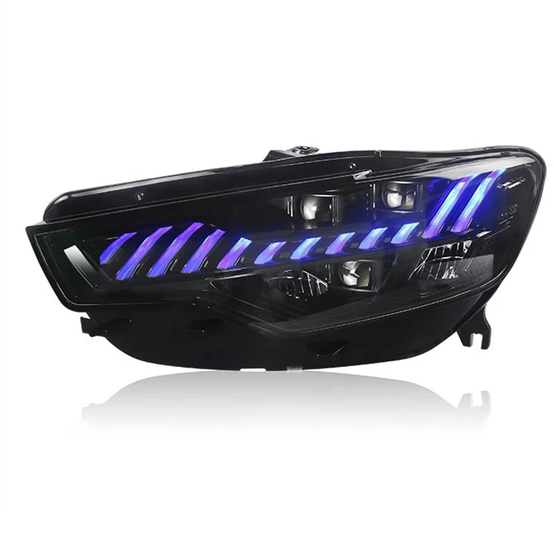 

Для Audi A6 Полностью светодиодные фары 2012-2015 A6L C7 DRL с последовательным динамическим указателем поворота