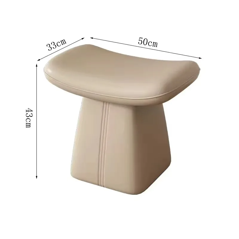 Italian Makeup Stool Nordic Modern Leather Piano Chair Bedroom Hotel Swivel Chair