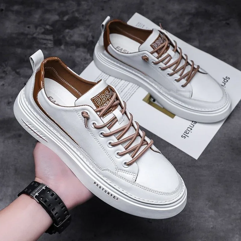 

Mens Sneakers Walking Men Casual Shoes Fashion Brand Leather Sport Male Man Sneakers Shoes for Men Designer Platform Mens Shoes