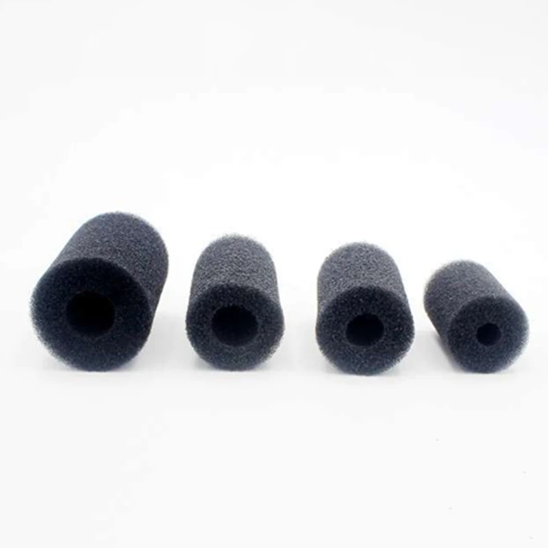 1Pc Foam Sponge Aquarium Filter Protector Cover For Fish Tank Inlet Pond Black Foam Cylinder Filter Inflow Inlet Protect