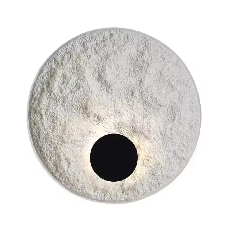 Moon Texture Landscape LED Decorative Painting Modern Nordic Style Interior Decoration