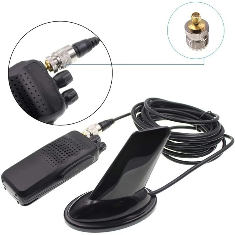 

Highly Recommended.Dual Band Mobile Radio Antenna Shark Fin Style Antenna