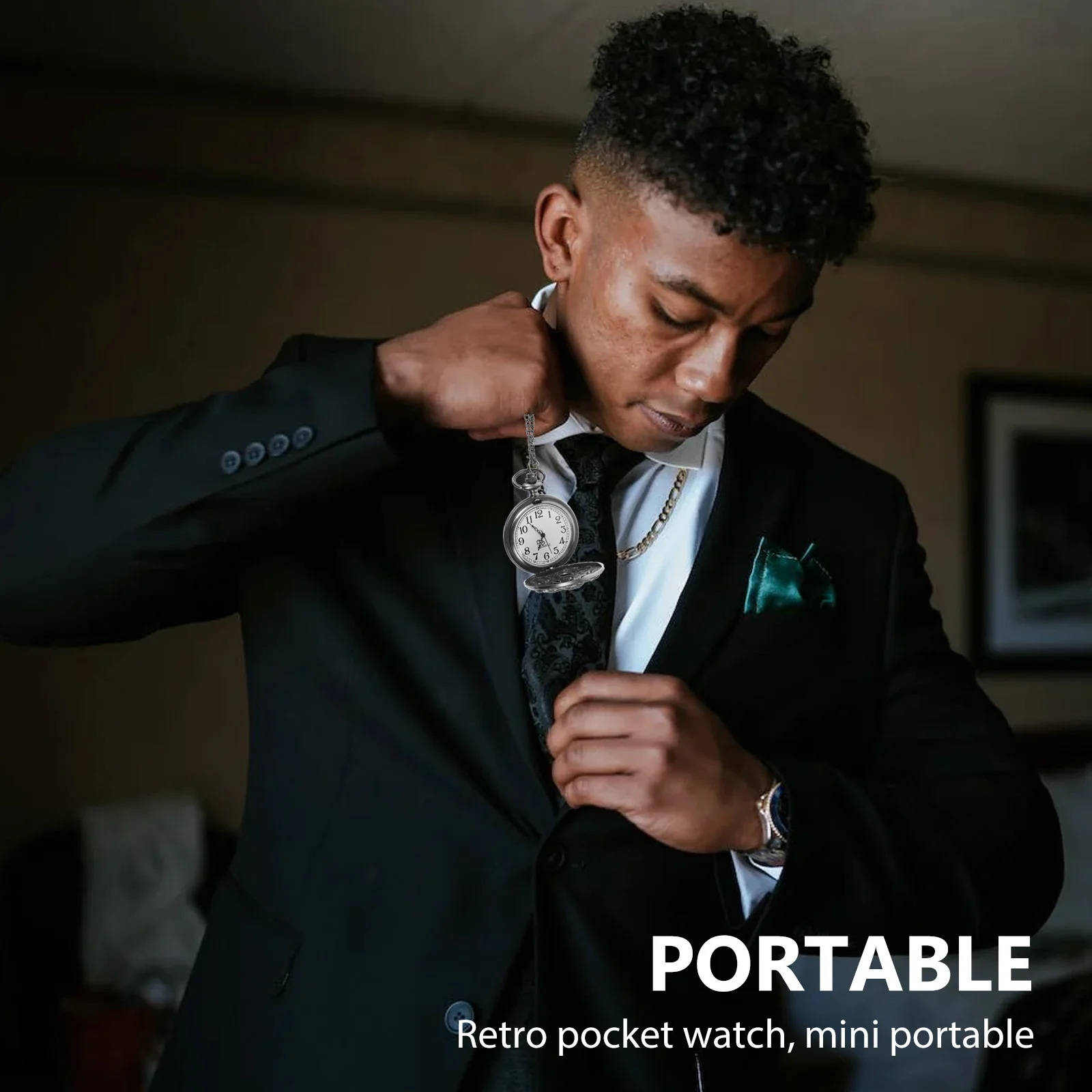 1 قطعة ساعة الجيب الرجعية الجوف خارج تصميم المحمولة خمر حركة كوارتز ساعة للرجال للجنسين سبائك الزنك خفيفة الوزن