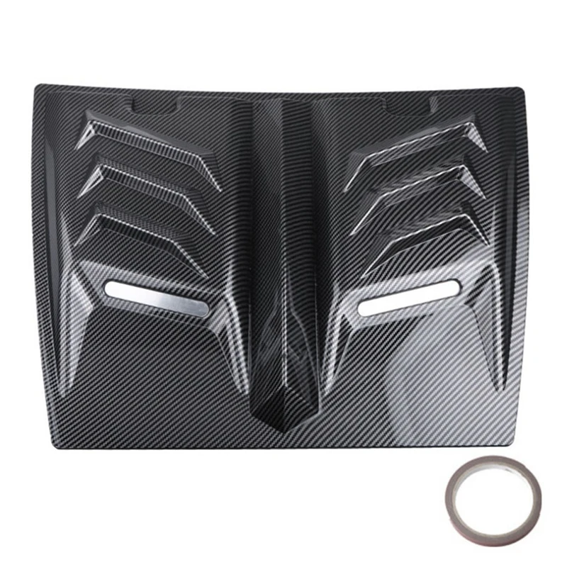 Car Air Flow Intake Hood Scoop Vent Bonnet Decorative Cover Center Side Air Outlet Hood Universal Auto Exterior Access