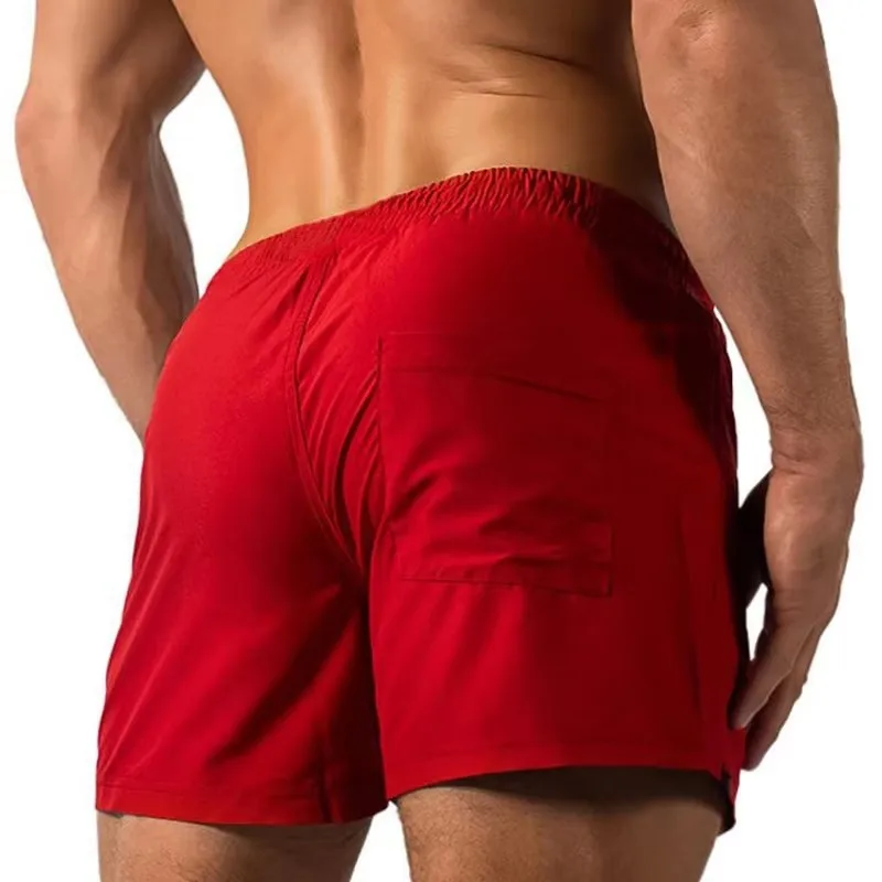 NEW summer Sports Shorts Men Sweatshorts Quick Dry woven Beach Jogging Fitness shorts Training side Zipper casual men Shorts