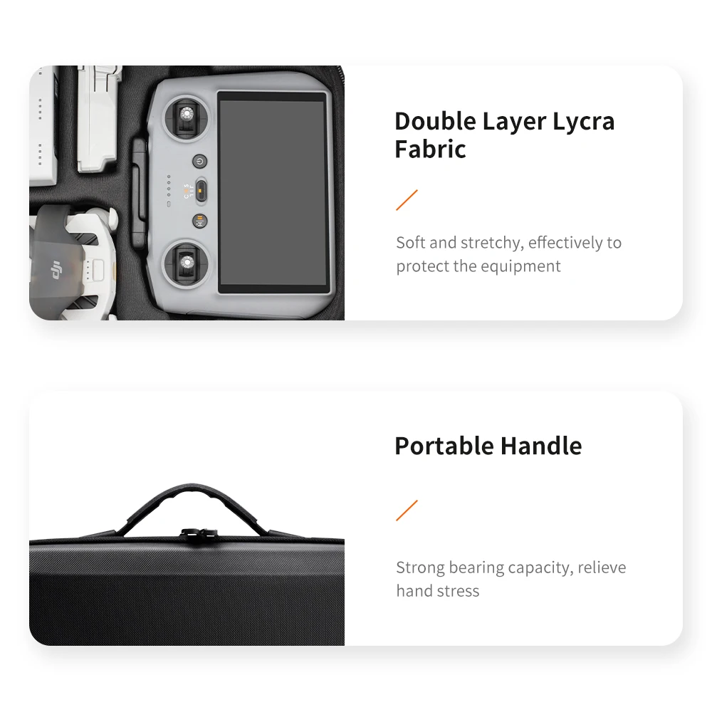 Storage Bag for DJI Mini 4 Pro RC 2/RC N2 Carrying Case Handbag for DJI Mini 4 Pro Drone Accessories Box Waterproof Shoulder Bag