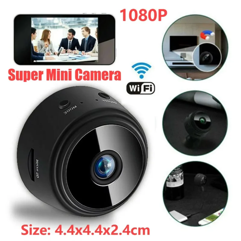 بطاقة ذاكرة 2025 A9 8 جيجابايت، كاميرا WiFi صغيرة، مسجل فيديو لاسلكي، كاميرا أمان، كاميرا مراقبة منزلية ذكية للرضع والحيوانات الأليفة