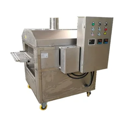 Hamburger Patty Cooked Roller Marking Machine Meat Pie Nugget Grill Oven Machine Patty Bar Marks Making Machine