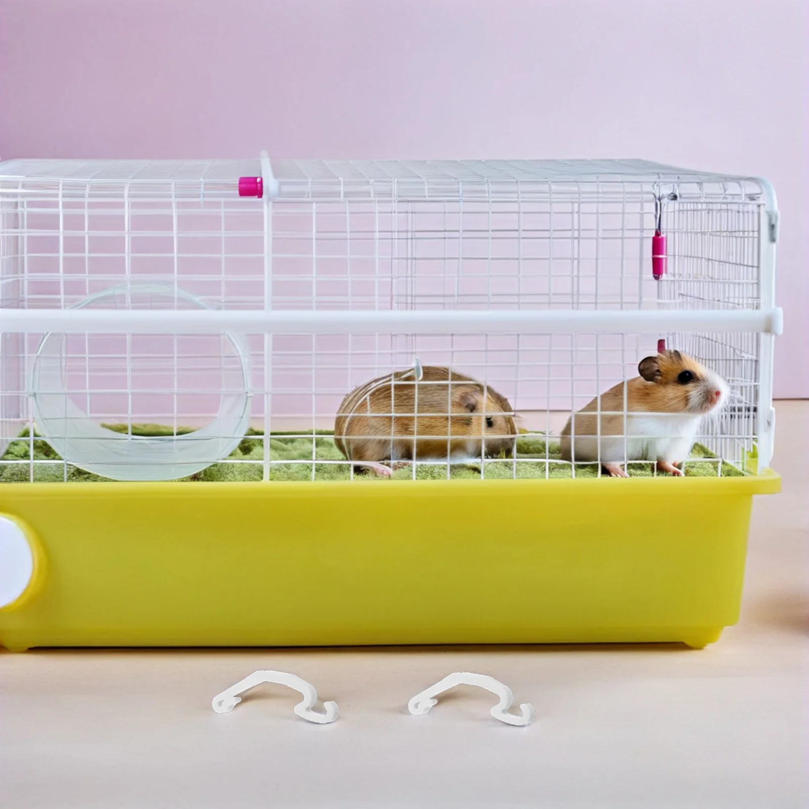 

30Pcs Plastic Pet Cage Clips Small Animal Cage Fasteners Rabbit Hamster Chinchilla Door Connectors Easy Installation