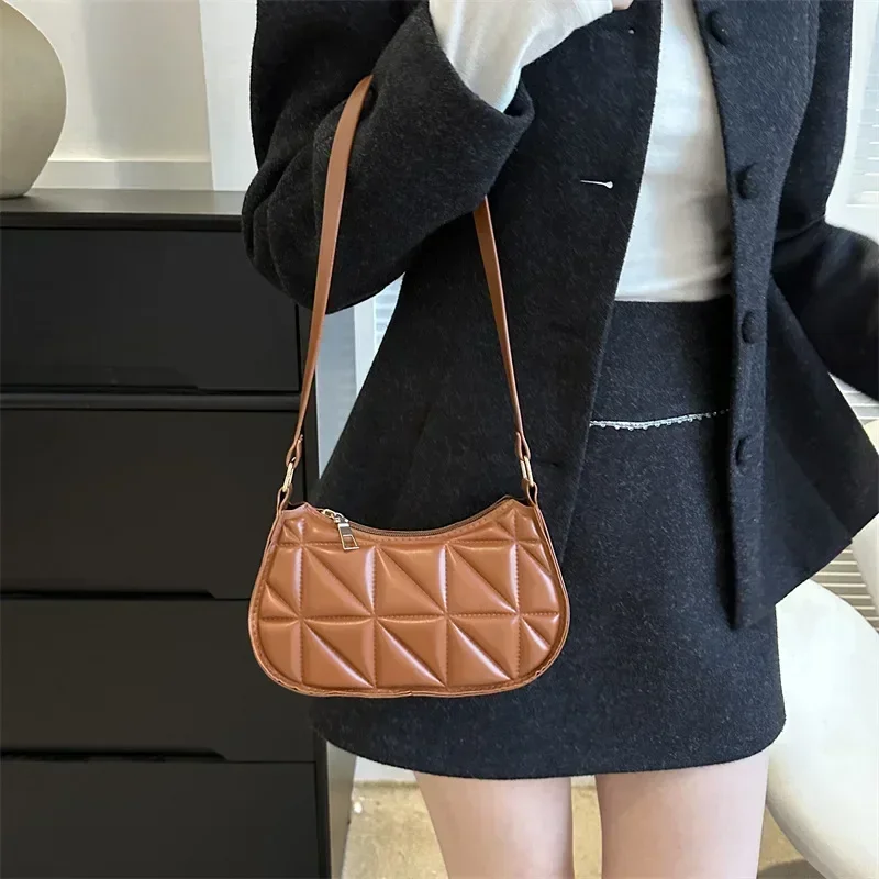 

Mini Fashion Female Underarm Shopping Bag Retro Casual Women Totes Shoulder Bags Fashion Handbags Shopper Clutch Purse