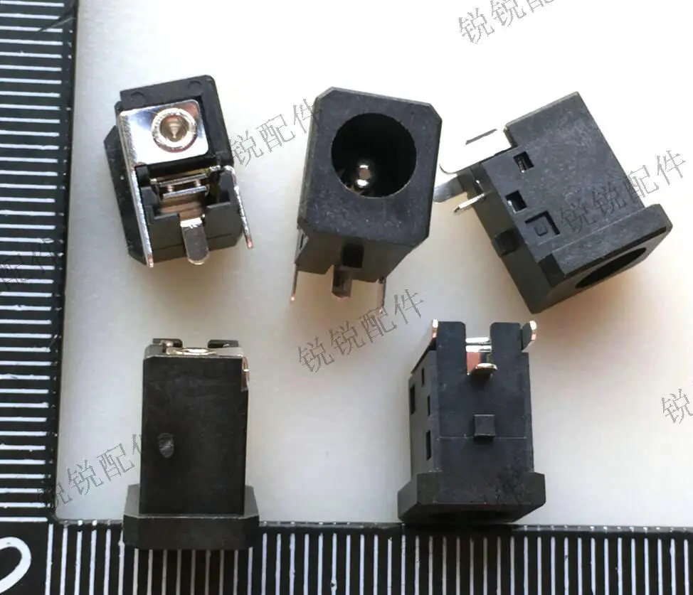 Fro DC power head socket DC direct current, female seat 3P notebook charging port connector 6X2.5