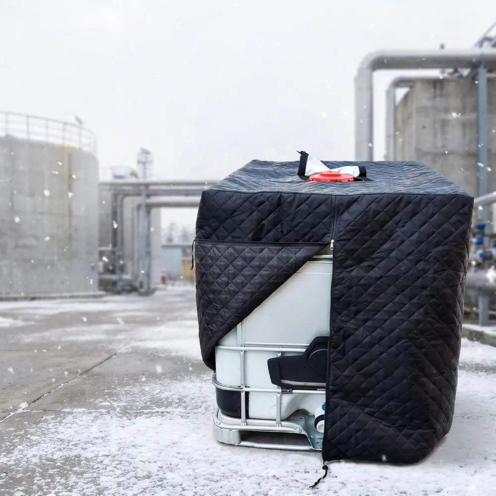 1000L IBC Ton Cover Outdoor Sunshade Dustproof Shield Heavy Duty Oxford Cloth Water Storage Tank Protective Sleeve