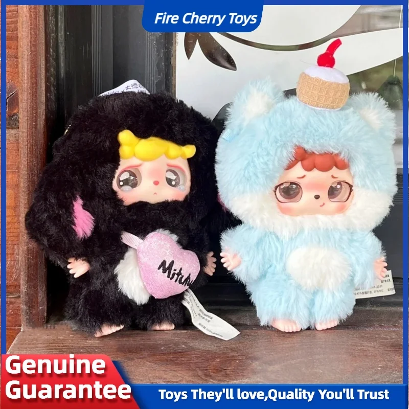 

New Genuine Baby Three Mitutu Hulala Series Blind Box Vinyl Dolls Lovely Trendy Toy Bag Pendants Mitutu Doll Mystery Box Gifts