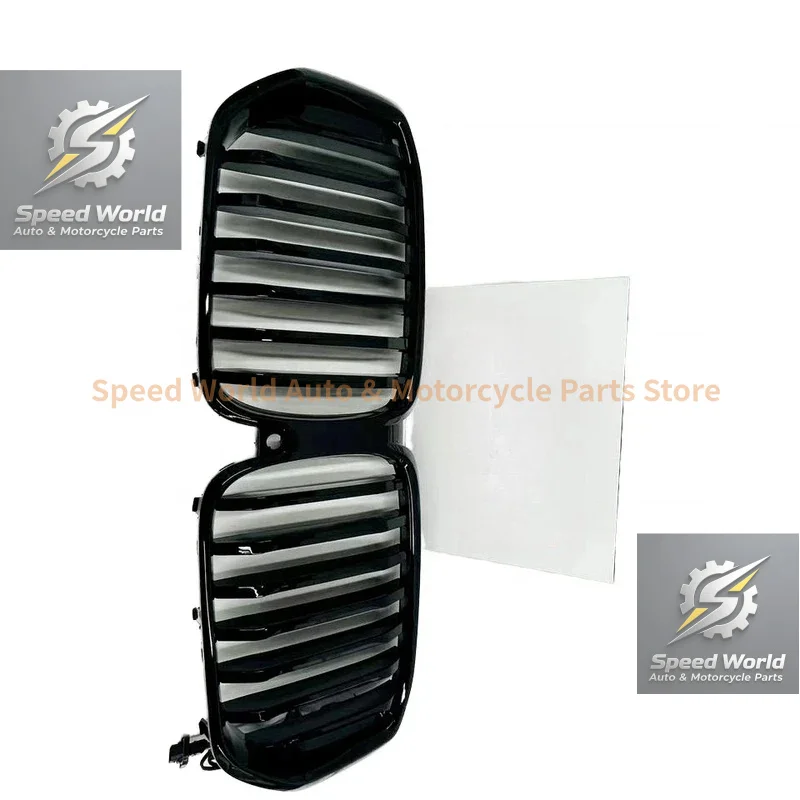 Hot Selling Double Slats Gloss Black Inner Kidney Center Mesh Grill For X5 G05 2019-2020