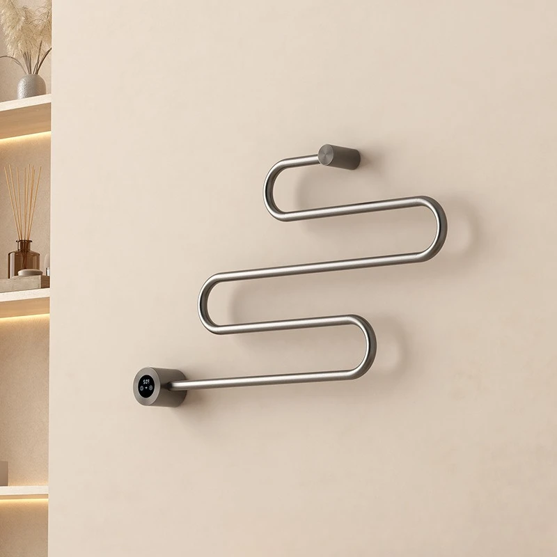 الراقية فيلا B & B ضوء فاخر الفن ألياف الكربون منشفة كهربائية رف منشفة استحمام تجفيف الرف #1