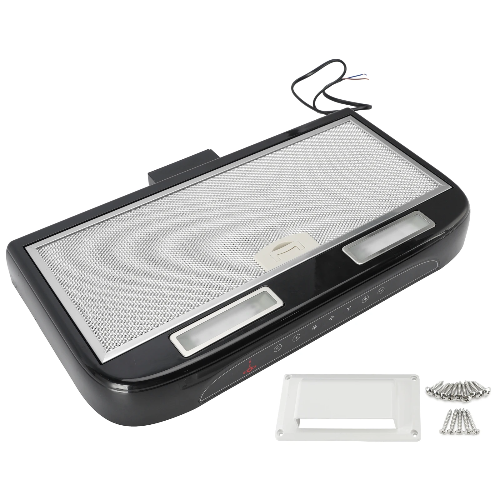 Artudatech 12V RV Range Hood 520mm Touch Control Caravan Cooker Hood With 3 Speed Fan & LED