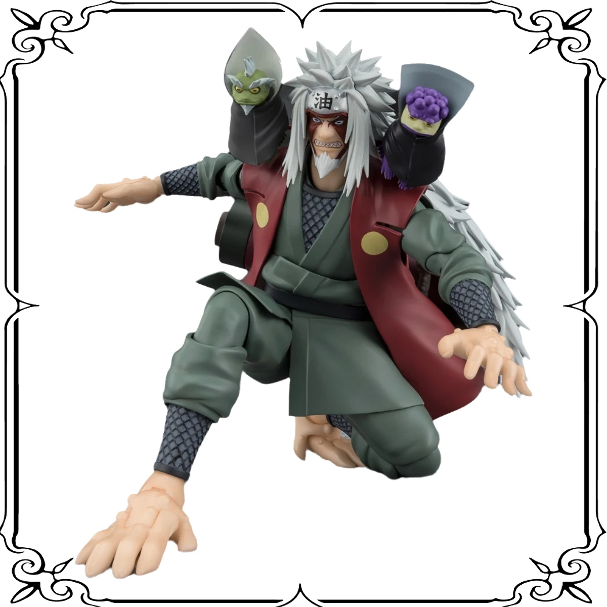 En Stock Bandai Original Ultramanl S.H.Figuarts NARUTO Jiraiya Anime figurines jouets pour enfants cadeaux