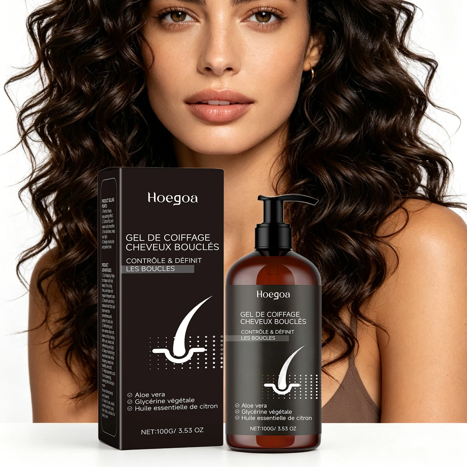 Hair Styling Cream Frizz Fixed  Fluffy Improve Smoothness Relieve Dryness Long Lasting Moisturizing Refreshing hair Shaping Care