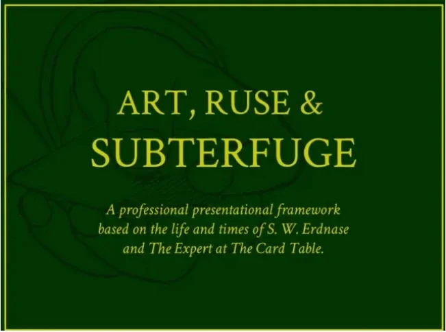 

ART, RUSE & SUBTERFUGE by Luke Jermay (Instant Download)