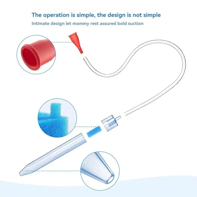 Silicone Soft Nosed Baby Nasal Aspirator For Cleaning Nasal Mucus In Newborns And Babies Anti Reflux And Nasal Congestion Tools