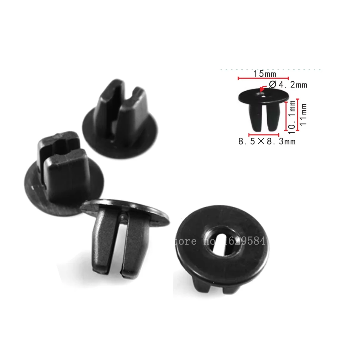 5-50-100x-oem-фартук-для-бампера-нейлоновая-гайка-10-винтовых-втулок-крыла-0128100441-01281-00441-01281-00801-0128100801-для-nissan-toyota