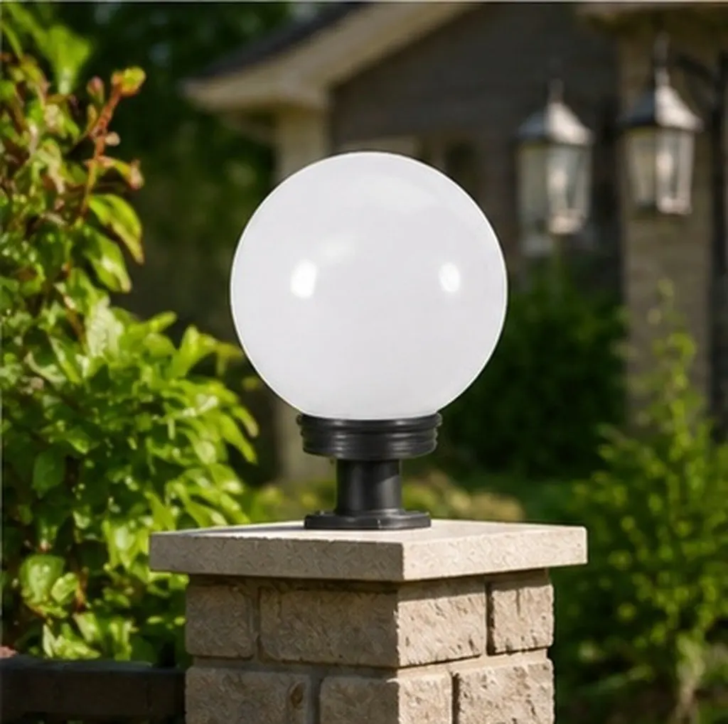 2Pcs Acrylic Globe Lamp Shade Round Ball Lampshade Replacement for Ceiling Lamp Chandelier Patio Light Modern Home Hotel