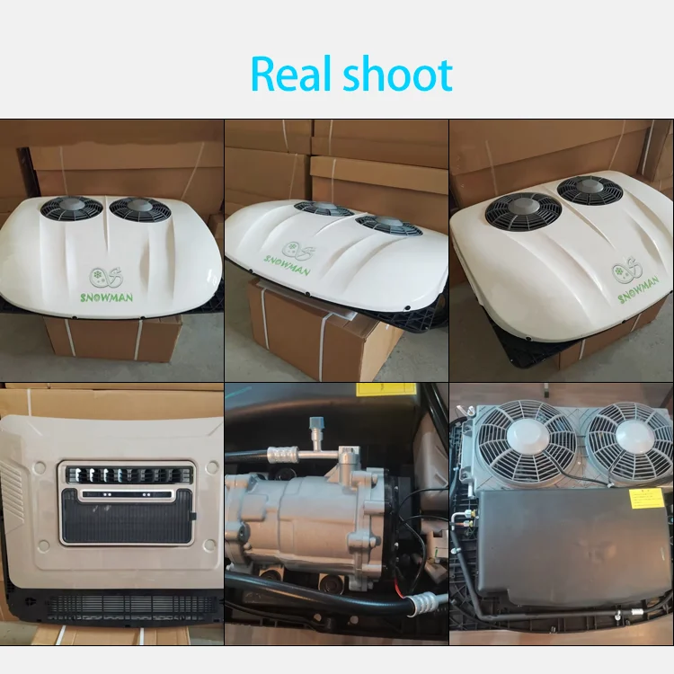 Rv Roof Top Truck Cabin Electric Roof Air Conditioning 12 V 24 V Battery Powered Air Conditioner view 3
