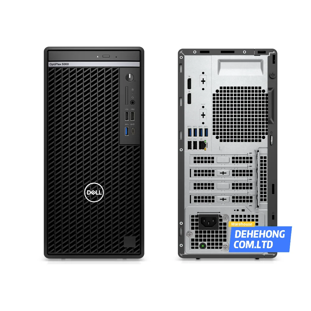 New Original Dell OptiPlex 5000 Tower I5-12500/8G/1T/No Optical Drive/240W Power Supply Business Office Computer