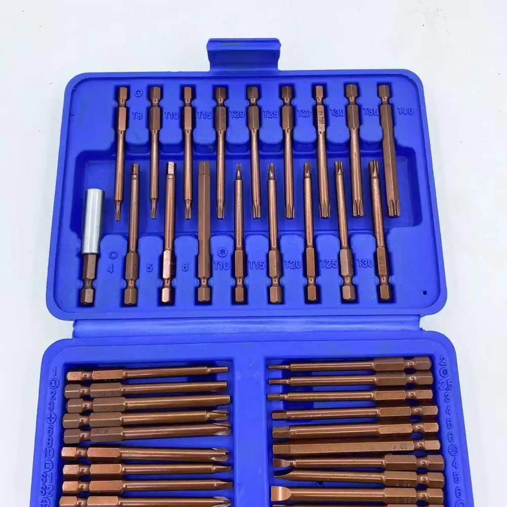 Professional Screwdriver Bit Set Extended Power Drill Driver Head Magnetic Alloy Steel Repair Tools Hardware Accessory