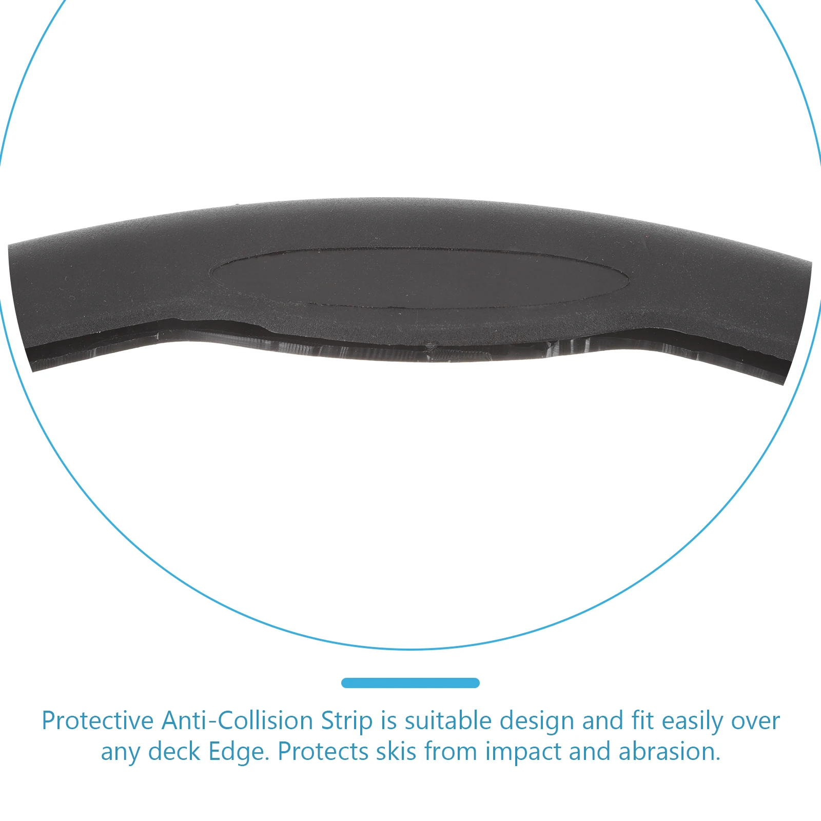 

Snowboard Protective Cover Premium Rubber Anti-Collision Strip Skateboard Protector Edge Bumper