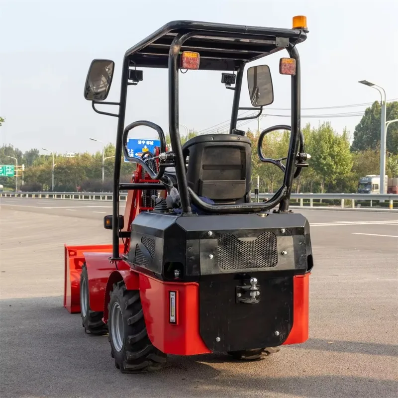 

Manufacturer Mini Loader 4WD Tractor With Front End Loader and Small Mini Wheel Loader